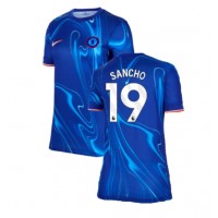 Camiseta Chelsea Jadon Sancho #19 Primera Equipación para mujer 2024-25 manga corta